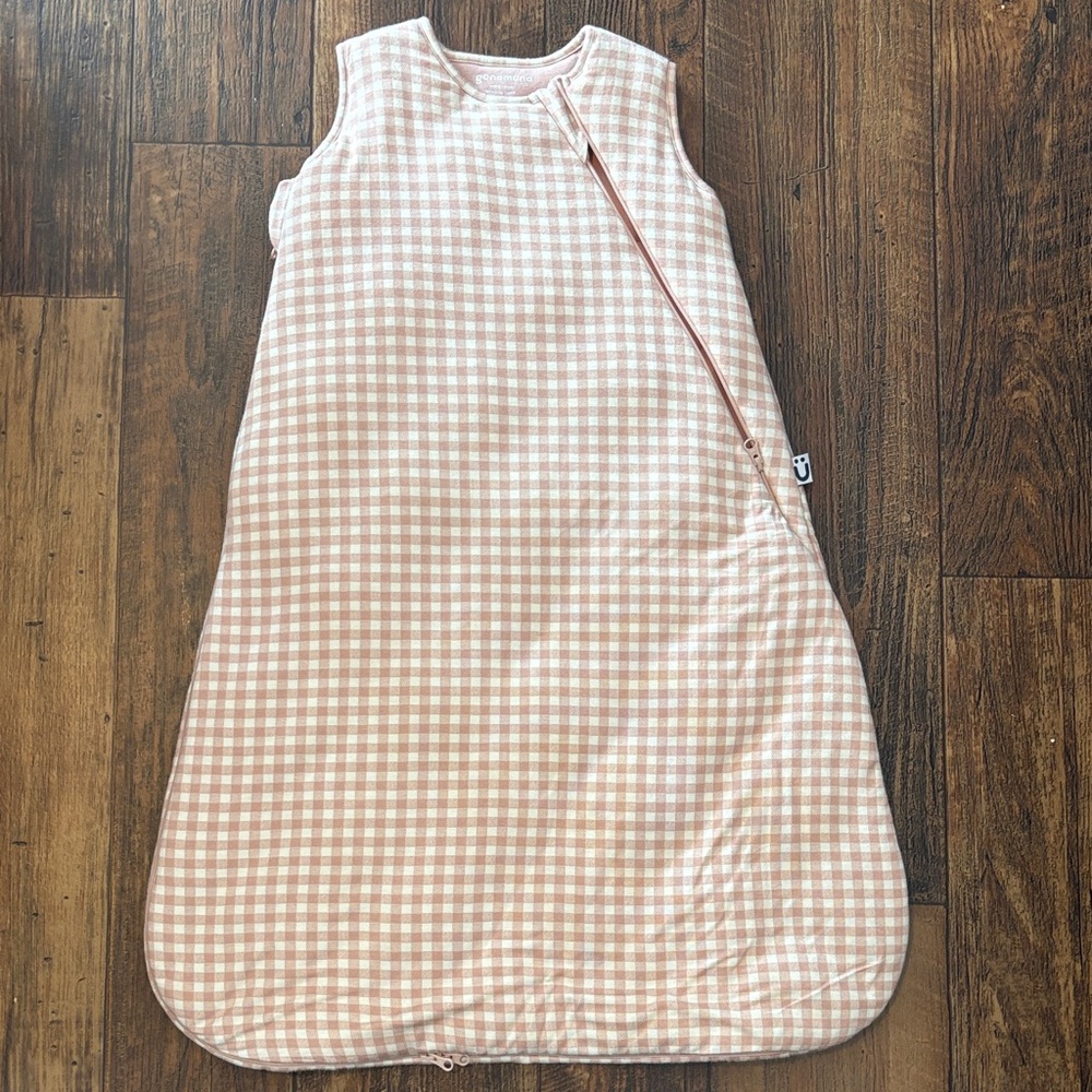 Soft Pink Checkered Kids Sleep Sack
